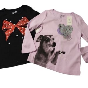Gap long sleeve shirt bundle size 2T toddler girl